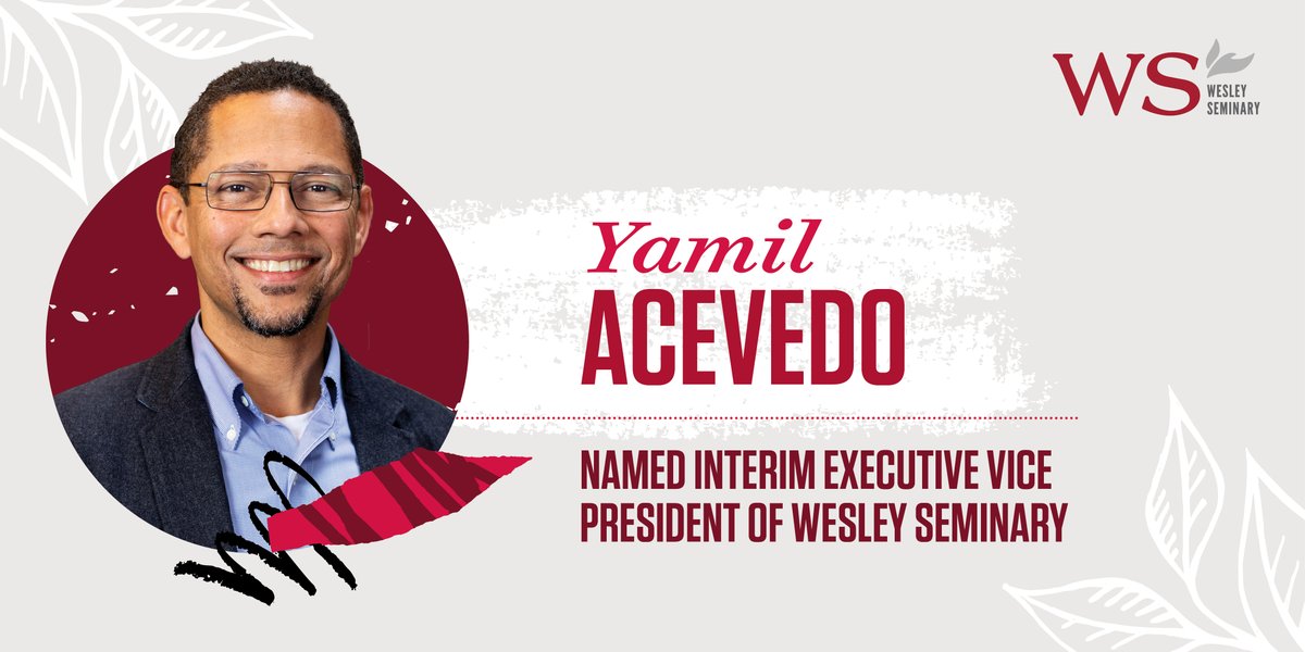 IndWes's tweet photo. We are pleased to announce that the Rev. Dr. Yamil Acevedo, previously the Director of Theological Programs in Spanish at Wesley Seminary, will be serving as the interim Executive Vice President of Wesley Seminary. 

Read more➡️ https://t.co/QNjCOhCGM0

@WesleySeminary | #OurIWU https://t.co/1sh7tuaPSE
