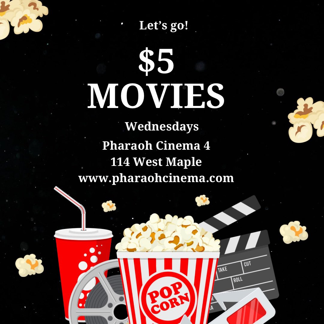 indepsquare's tweet photo. 🍿BREAKING NEWS🍿
$5 Movie Wednesday is back at The Pharaoh Cinema 4! Check out what’s playing at https://t.co/2upReZX9E8.
#wednesday #movies #pharaohcinema #indepmo #family #lovewhereyoulive #lovethesquare https://t.co/4tCy3o13kJ