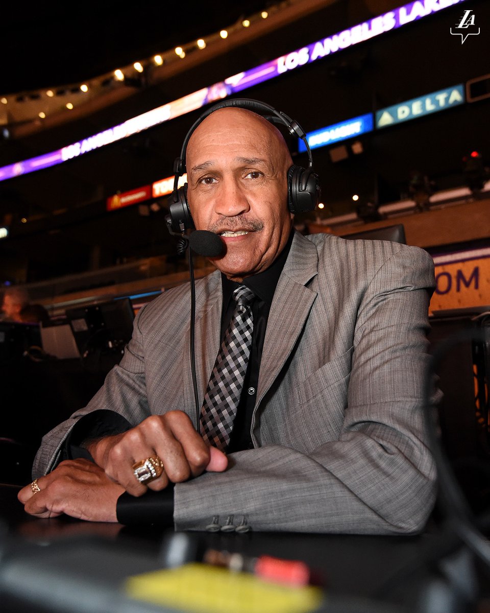 Lakers's tweet photo. Happy Birthday Stu Lantz 🗣 https://t.co/g5P36i0y3s