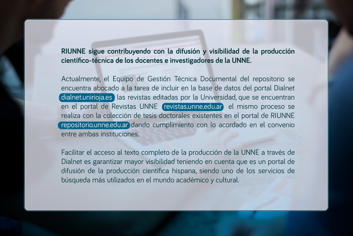 RIUNNE - Repositorio Institucional de la UNNE (@repositoriounne) on Twitter photo 