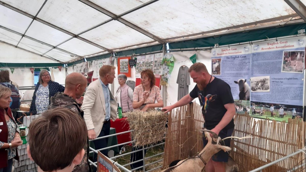 Wilde Farm (@wilde_farm) on Twitter photo Wilde Farm’s Dave chatting to @adamhenson_ about English Goats in the Rare Breed Society marquee. Another fantastic day at the <a href="/greatyorkshow/">Great Yorkshire Show</a> 🐐 Wilde Farm’s Dave chatting to @adamhenson_ about English Goats in the Rare Breed Society marquee. Another fantastic day at the <a href="/greatyorkshow/">Great Yorkshire Show</a> 🐐