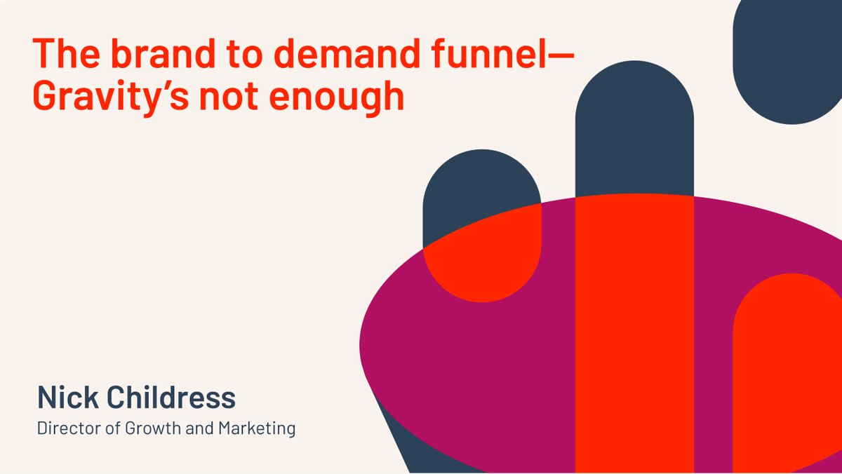 You’re likely familiar with #BrandAwareness and #LeadConversion, but to move customers from one to the other, you must have #DemandGeneration. Learn how to invest in each stage of this three-step #BrandToDemandFunnel in our latest blog by Nick Childress: bit.ly/3rfqKCU