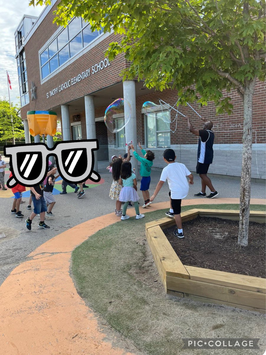 Thanks for bringing bubbles outside and making outdoor time fun! <a href="/patty_DMarco/">Patty@sjf</a> <a href="/CoryCornwall/">Cory Cornwall</a> <a href="/AdCedDpcdsb/">Adult & Continuing Education in Dufferin-Peel CDSB</a>