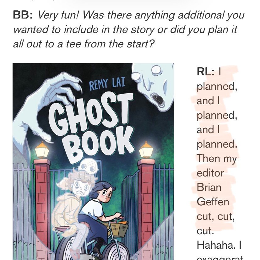 In this interview with the awesome @FuseEight , I accurately sum up my and my editor @Brian_Geffen 's revision process 🤣🤣🤣