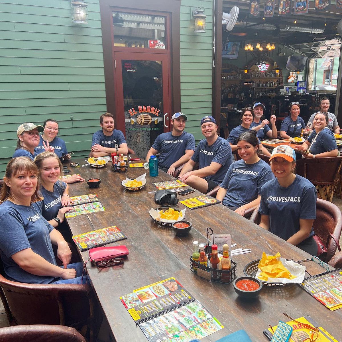 Our Cincinnati office volunteered for the Cincy #MayorsChallenge and laid mulch in Eden Park around Mirror Lake. A hard days work isn’t complete without a team lunch afterwards! 🌮 #MuchBetterAtMB