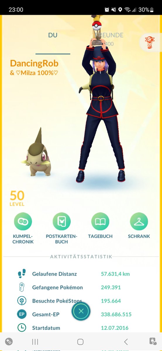 7 years ago I officially started playing #PokemonGO🥳
While taking a break from Sep 2016 - Feb 2019 I didn't miss a single day since then🙂
This game brought me friends, joy, (frustration😆), travels, just well spent days, it made me grow and even brought me glory🥹
No regrets!😇