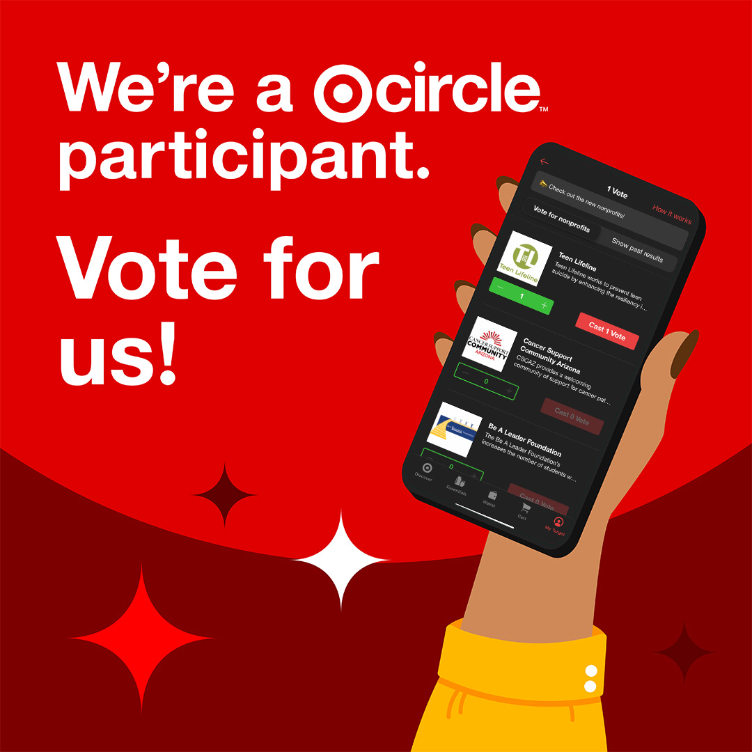 602248TEEN's tweet image. We need your votes!🗳️

Teen Lifeline is 1 of 5 nonprofits in @Target's giving program this summer. If you've made a #TargetRun this year, then you have votes to spend. Your votes decide how Target's donation is split!

It takes 2 minutes to vote—how-to steps in next tweet⬇️