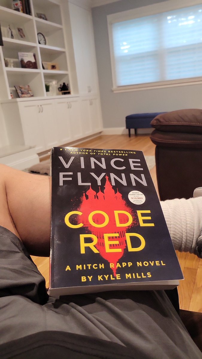 Let's get started! Thank you  @VinceFlynncom @KyleMillsAuthor  #CodeRed #MitchRappisback