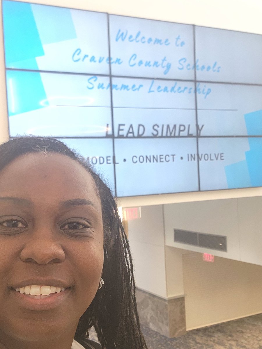 shajuanasellers's tweet photo. Day 2 of Summer Leadership was also exciting!! C&amp;I and HR pictured for a joint session on support staff with admins. Model. Connect. Involve. #photobomb KScott @CravenCoSchools #LeadSimply https://t.co/FnODXE5jNQ