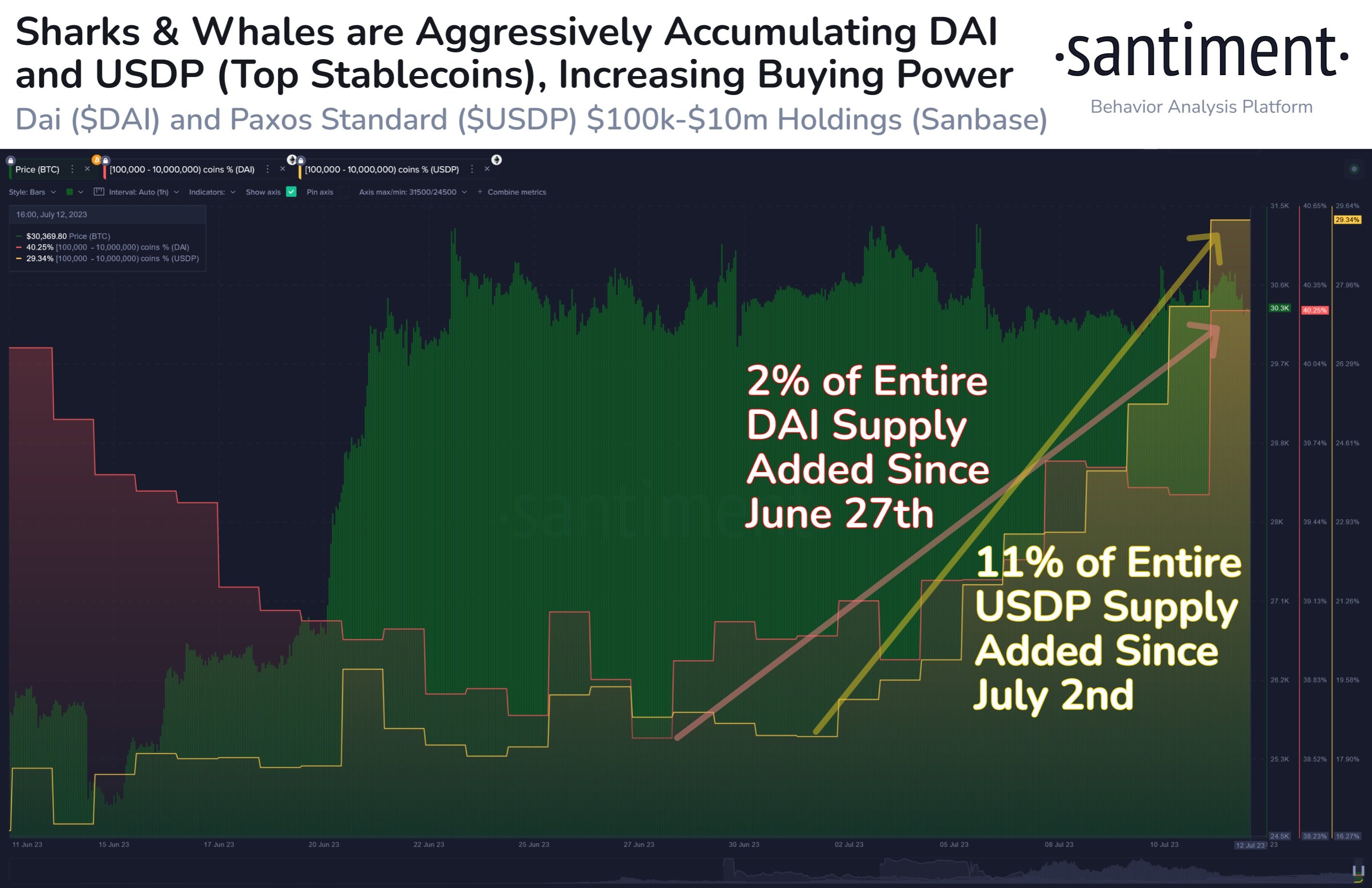 Stablecoin Sharks & Whales