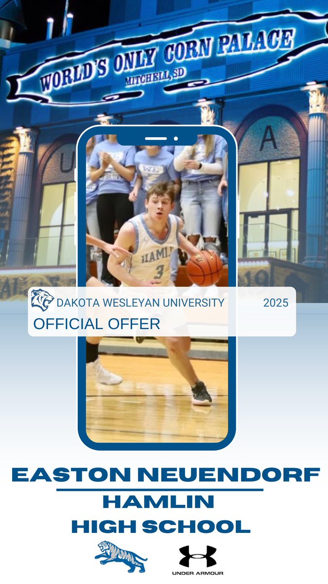 Easton Neuendorf (@eastonneuendor3) on Twitter photo I am very blessed and excited to announce that I have received my first offer from Dakota Wesleyan University. I want to thank <a href="/Coach_Wilber/">Matt Wilber</a> and <a href="/SamNicholsonDWU/">Sam Nicholson</a> for this opportunity! I am very blessed and excited to announce that I have received my first offer from Dakota Wesleyan University. I want to thank <a href="/Coach_Wilber/">Matt Wilber</a> and <a href="/SamNicholsonDWU/">Sam Nicholson</a> for this opportunity!