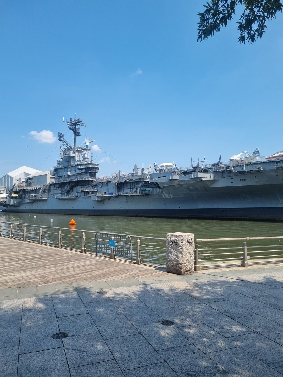 ⚒️⚒️...COYI...... proud Hammer on the Battleship Intrepid in New York....⚒️⚒️