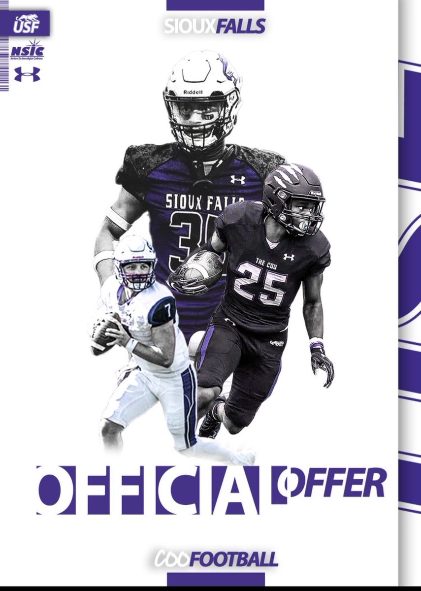 After a great conversation with <a href="/Coach_RSpringer/">Ryan Springer</a> I’m blessed to receive an offer from @USFCooFootball !!

<a href="/SFHSFBWheaton/">St. Francis HS Spartan Football🏈</a> <a href="/CoachMac44/">Bob McMillen</a> <a href="/OLMafia/">OL MAFIA</a> <a href="/EDGYTIM/">Timothy “EDGYTIM” OHalloran</a> <a href="/PrepRedzoneIL/">Prep Redzone Illinois</a>