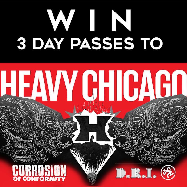 You can win a pair of 3 DAY Heavy Chicago passes from Do312. Visit do312.com/events/2023/10… and sign up.