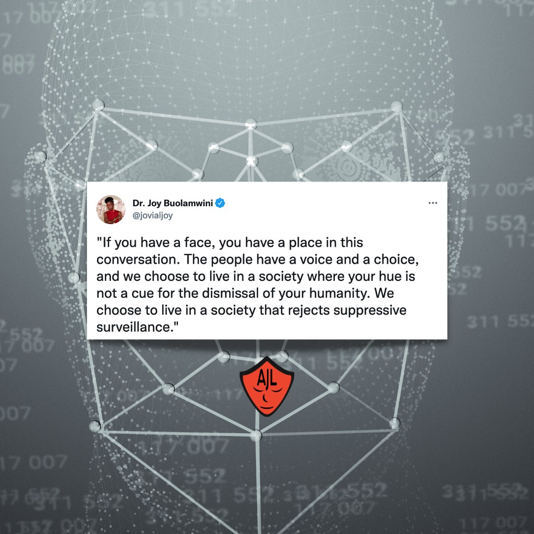 Algorithmic Justice League (@ajlunited) on Twitter photo The critically acclaimed @codedbiasmovie is now on @Netflix. Follow AJL founder <a href="/jovialjoy/">Dr. Joy Buolamwini</a> as she discovers that facial recognition technologies do not see dark-skinned faces accurately, and her journey to push for U.S. legislation to govern against bias in algorithms. The critically acclaimed @codedbiasmovie is now on @Netflix. Follow AJL founder <a href="/jovialjoy/">Dr. Joy Buolamwini</a> as she discovers that facial recognition technologies do not see dark-skinned faces accurately, and her journey to push for U.S. legislation to govern against bias in algorithms.