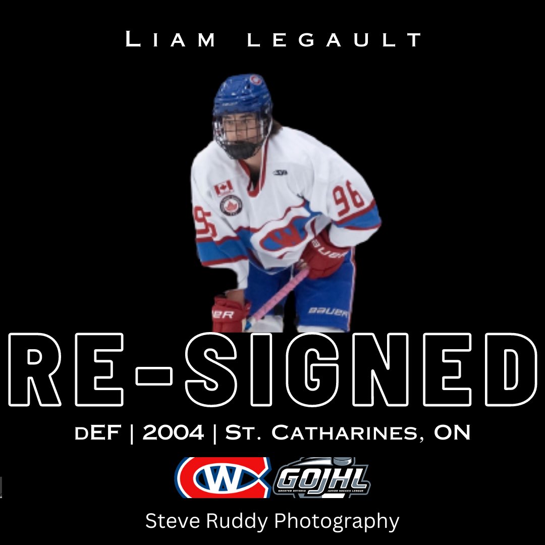 Let’s Go Legault!

After a brief tenure with the Hagersville Hawks to round out the 2022-2023 season, the Jr. Canadians have announced that Liam Legault has been re-signed!

Welcome back, Liam!

#GOJHL