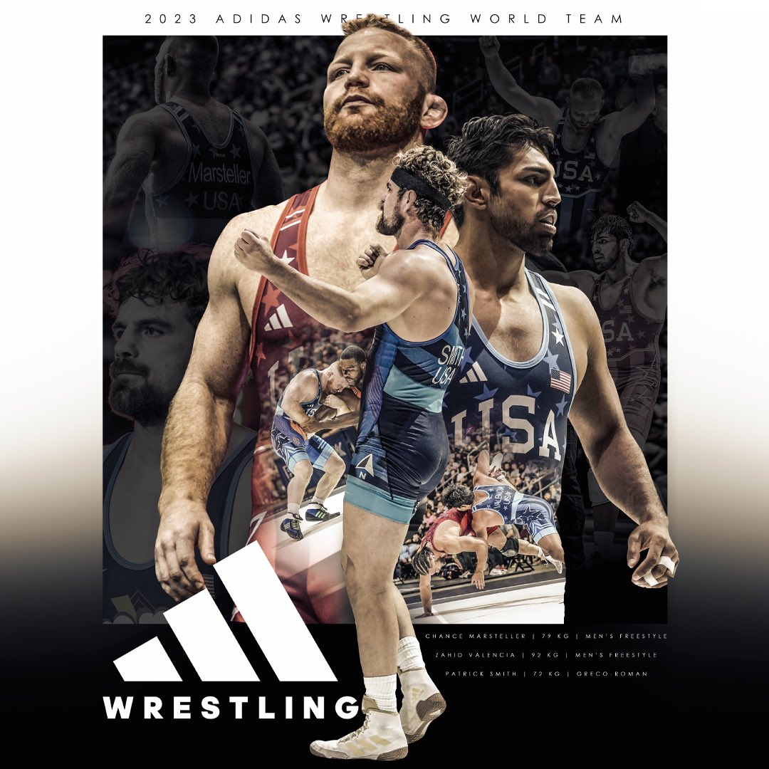 🔥 These warriors have been training day in and day out, pushing limits, and honing skills. Now, it's time for them to unleash their power on the mat and show the world what they're made of! 💥🌟 Good luck in Budapest! 🍀 #teamadidas <a href="/c_marsteller_57/">Chance Marsteller</a>  <a href="/z_money_97/">Zahid Valencia</a> <a href="/papsmitty/">Pat Smith</a>