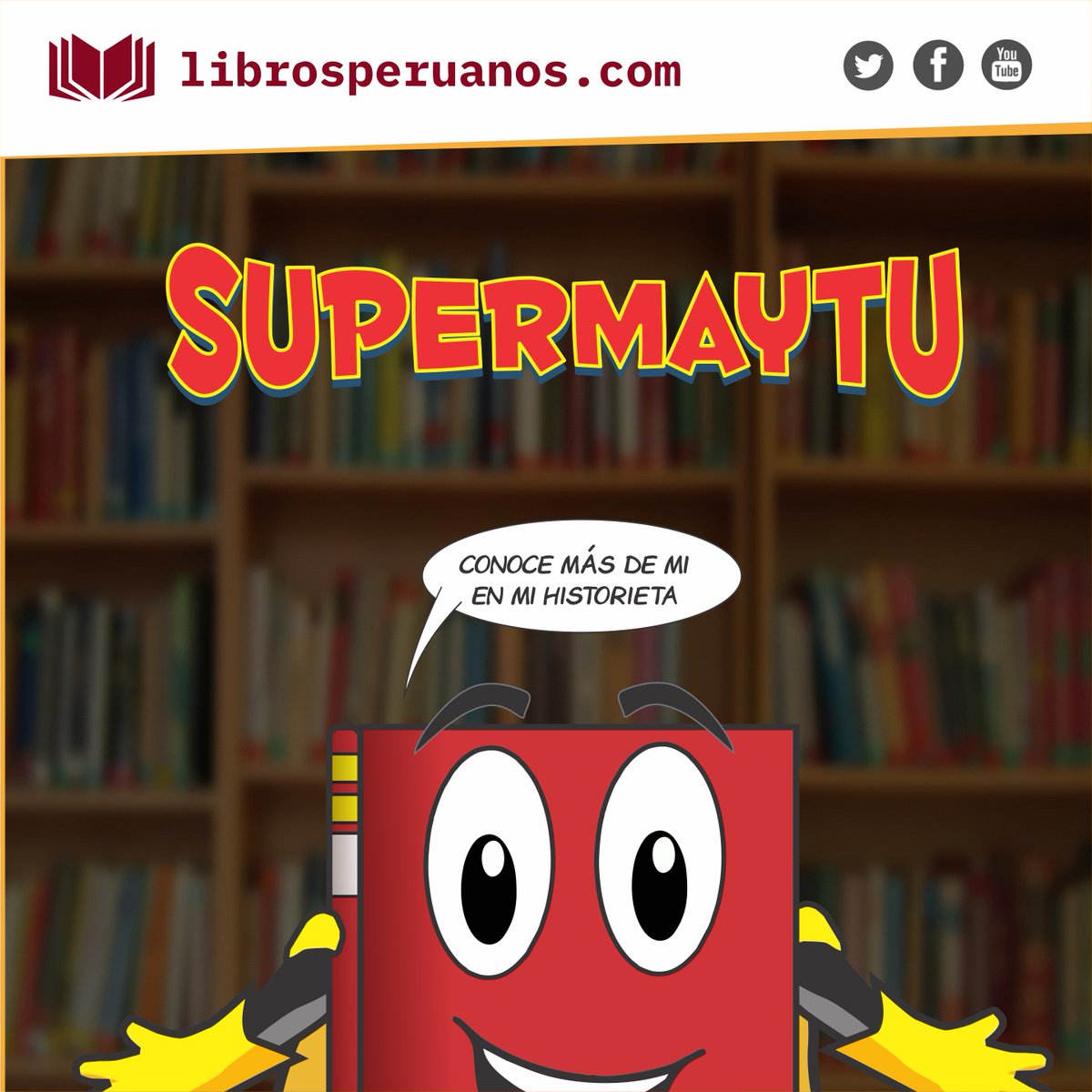 Supermaytu tiene novedades para ti. Sígueme en Instagram y para descubrir cuáles son míralo aquí
acortar.link/iU4Y5K

#SiembraLecturaHoy y construye un mejor Perú para mañana.💪