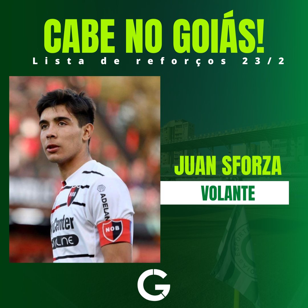 centralGoias33's tweet photo. 🟩JUAN SFORZA
O volante Juan Sforza de 21 anos atualmente está no Newell's Old Boys da Argentina onde foi revelado. Ele tem passagem pela seleção Argentina Sub-20.
#CentralGoias https://t.co/zAwLeGnYFE
