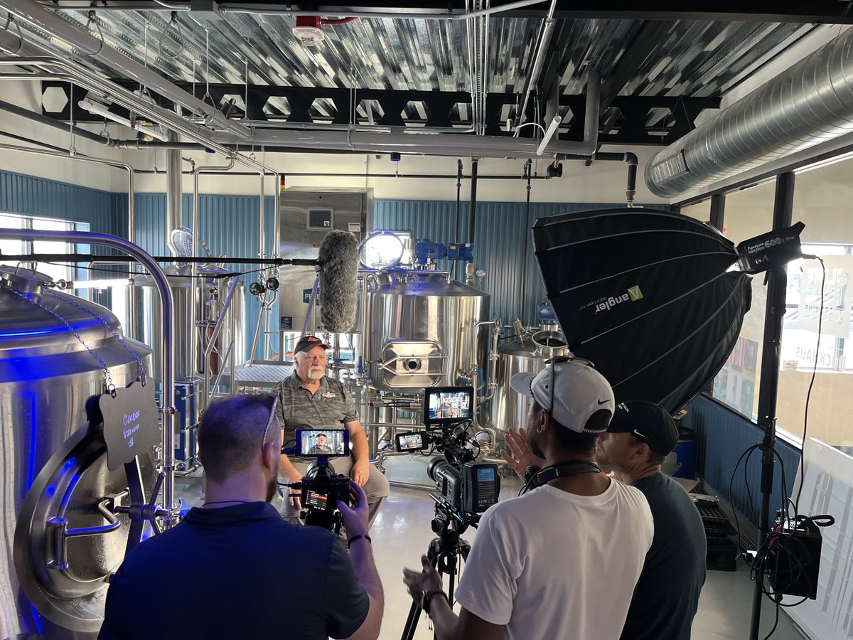 ProBrew1's tweet photo. We had the honor of filming a video case study in partnership with @WisBrewingCo and the @DockHounds highlighting one of the most unique projects that we have ever undertook, putting a brewhouse and fermenting tanks in a baseball park. https://t.co/UvUu5nvPNO