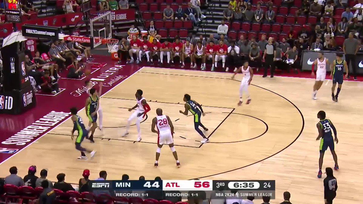 Atlanta Hawks on Twitter "Vit throws a dime to Tyrese from beyond