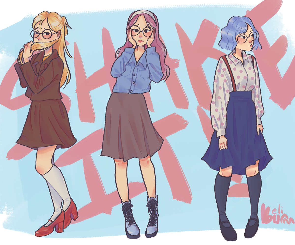Elibunnn's tweet photo. in honor of oec redebutting i offer this very old loona shake it  wip i kinda finished (cant draw nothing new im sorry)
#Loonathefanart https://t.co/rSWWzTXItw