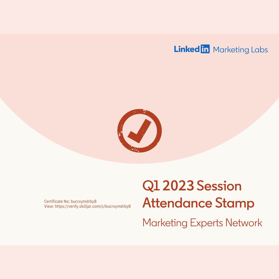 LinkedIn 2023 -Marketing Experts Network. I really enjoyed having the opportunity to attend this event and continue to learn from LinkedIn.

Marketing Inclusion and Diversity -Increase Impact by strong visuals

#diversityequityandinclusion #dyslexia #LinkedIn #canvadesign