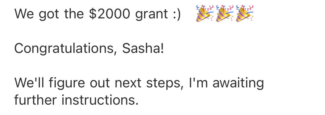 Gm!

Such a great day with amazing news! I am excited 😊
And it means working on a new project!