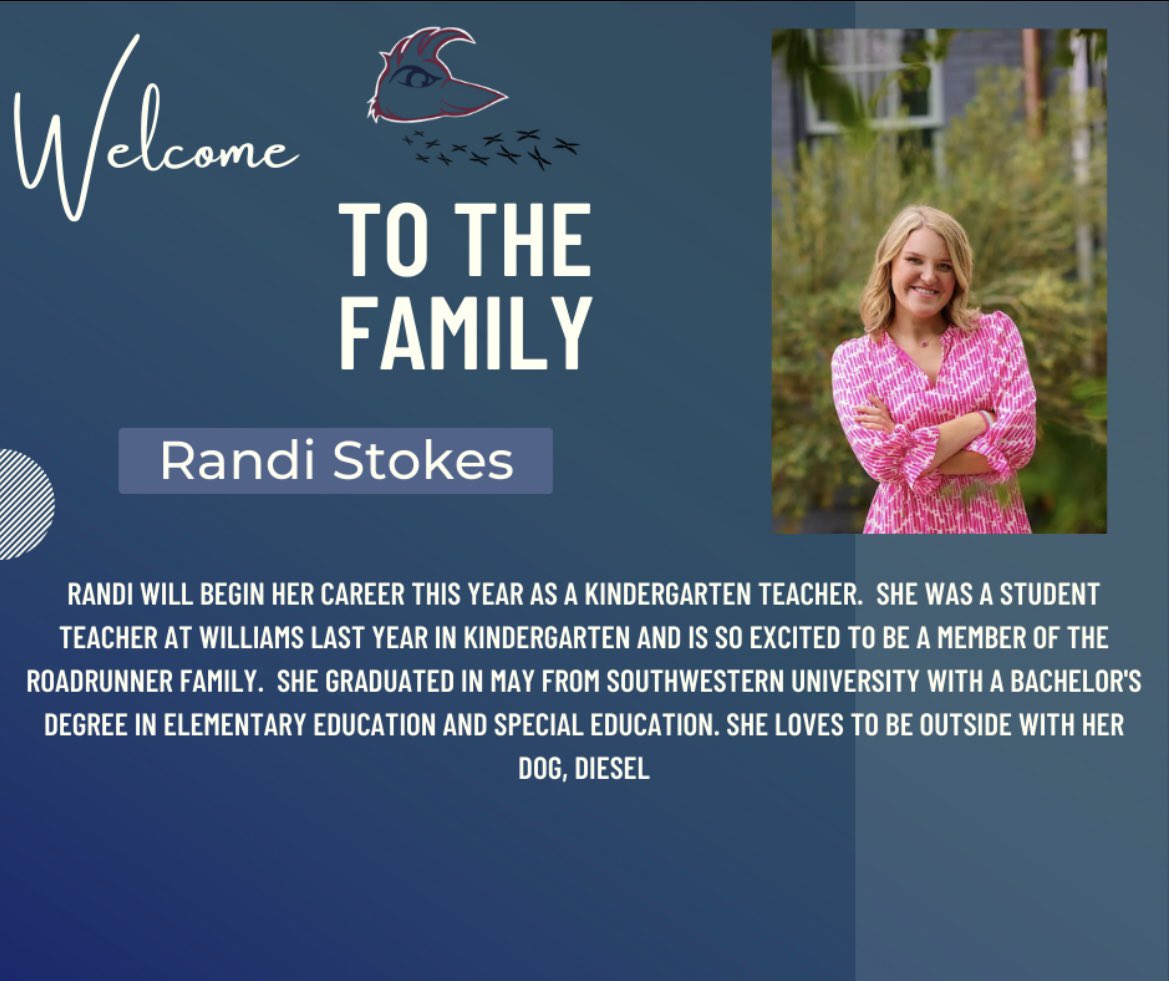 Welcome to the Kinder team Miss Stokes!!