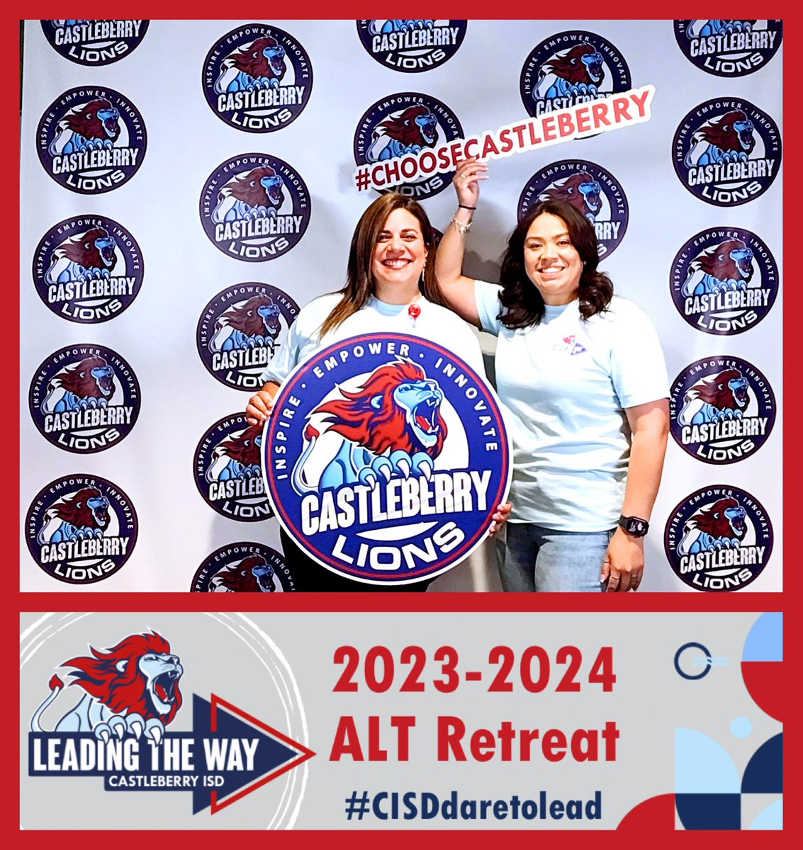 I work with amazing people #CISDdaretolead