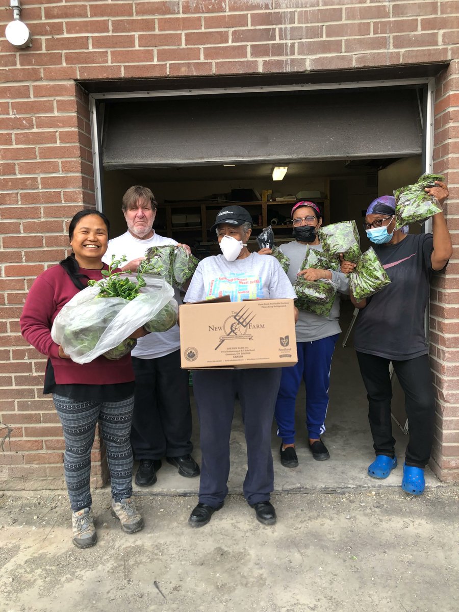 The crew from the 4400 Jane St food bank receives surplus produce grown at <a href="/BCCFarm/">Black Creek Community Farm</a> &amp; in-kind salad green donations from <a href="/TheNewFarm/">The New Farm</a> with support  from <a href="/ChickapeaPasta/">Chickapea</a> &amp; <a href="/aplaceforfood/">Right to Food</a> (CFCC).  

Share the surplus veggies you grow! Email urbanharvest@blackcreekfarm.ca