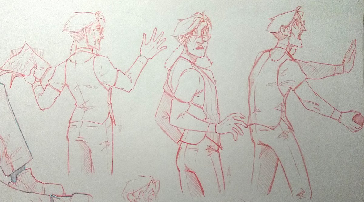 Lynx_the_artist's tweet image. Well, this is what my art looks like before I paint them.
Story! At the first launch, Narrator had some kind of problem with the audio processor and he sounded like a flock of indignant waxwings. Hence the name - Birds)) 
He is waxwing bird.
#tspnarrator #thestanleyparable