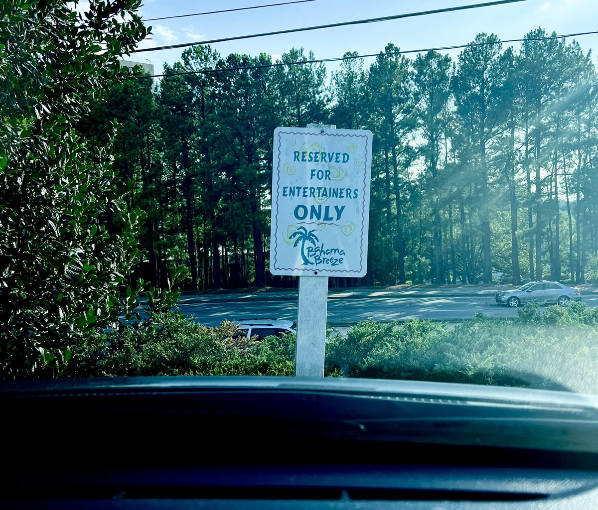 JeffPike's tweet image. Had a flashback of good times last night at Bahama Breeze when the only parking spot available was this one. ❤️

Listen to my new single, “Keep On Walking” and watch my new music video at linktr.ee/jpcoa

#jeffpike #keeponwalking #bahamabreeze