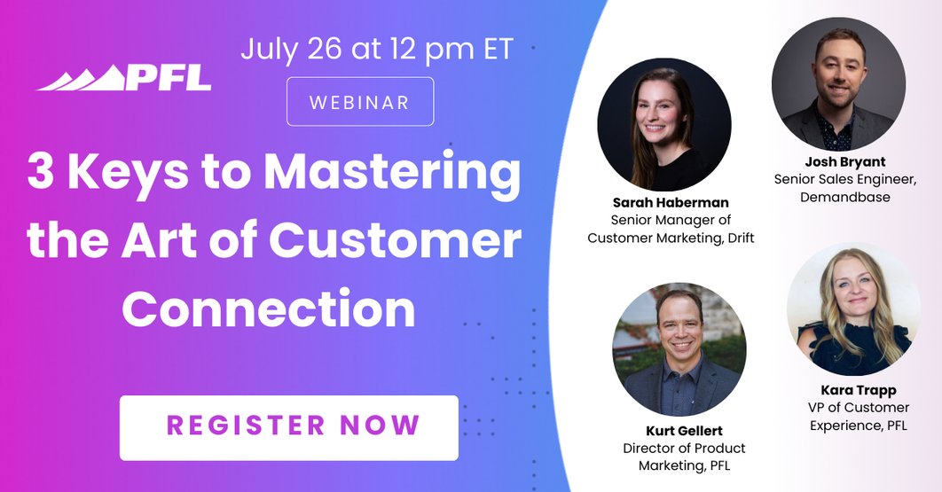 Master the art of customer connection, and you'll:    📊 Foster stronger relationships ✉️ Increase engagement 💡 Align with your customers' interests 💵 Experience high ROI Join the virtual event: okt.to/jBlhpt #creativemarketing #marketingwebinars #directmail