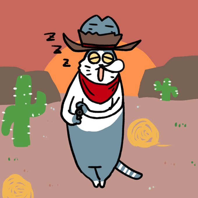 「cactus cat」 illustration images(Latest)