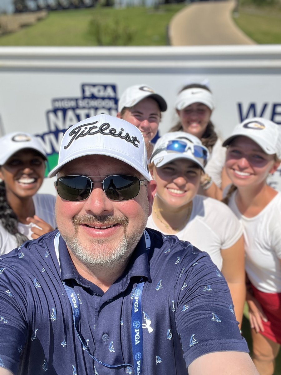 LadyElksGolf's tweet photo. The Lady Elks Golf Team placed 10th at the National Championship in Frisco, Texas this week. The girls played 3 rounds: Fields Ranch East and West, as well as Old American GC. Great golf season! Best in school history! https://t.co/NkSX5OMuGk