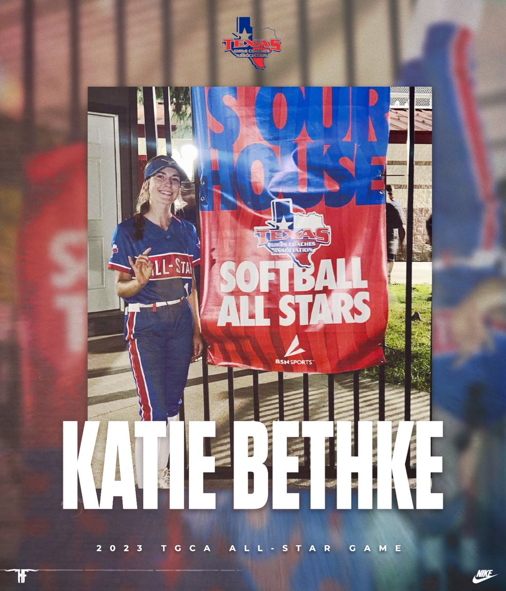We are so proud of our very own Katie Bethke for being selected as a member of the 2023 1-4A TGCA All-Star softball team!

Thank you for representing Hamshire-Fannett in Arlington, and best of luck on the rest of your summer tournaments!
#WeAreHFISD #409Sports
@saphirec98