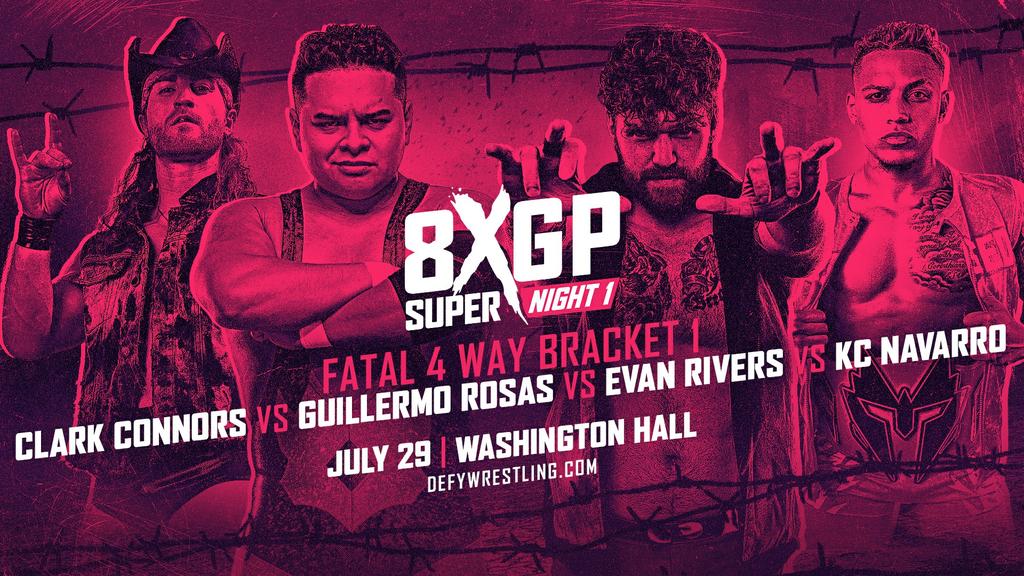 KaydrianWebb's tweet photo. @defyNW presents #8XGP
July 29th Washington Hall, Seattle, WA

Bracket 1:
@ClarkConnors
🆚
@PistolaYRosas
🆚
@Evan_Rivers_
🆚
@KCwrestles

Bracket 2:
@proTWilliams
🆚
#SCHAFF
🆚
@ClassicChhun
🆚
@RealTitus115

Finalists meet on August 12th Night 2

#DefyNow #Defy https://t.co/W4a5L5T6Si