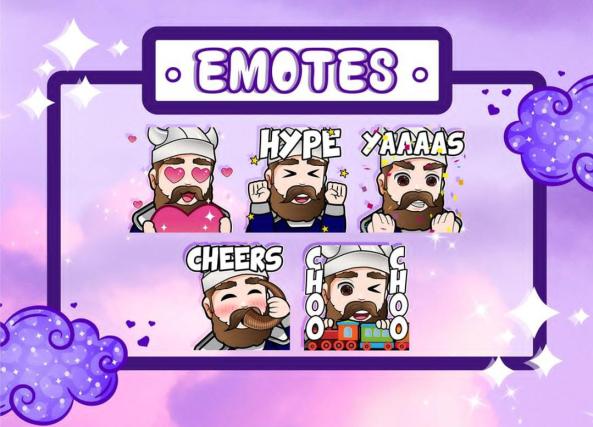 Stella_GFX__'s tweet photo. wow check this new cool Emote just made it 
#commissions #commissionart 
#emotes #emoteartist #emotesmaker #cuteemotes https://t.co/u2xpjcg6cK