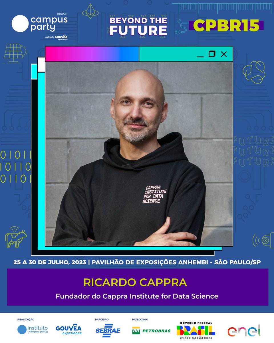<a href="/cappra/">Ricardo Cappra</a> é pesquisador de cultura analítica, autor e empreendedor. Fundador do Cappra Institute for Data Science, acelera o desenvolvimento analítico global através de métodos, projetos, labs e startups. Impacto dos dados na sociedade e nos negócios.