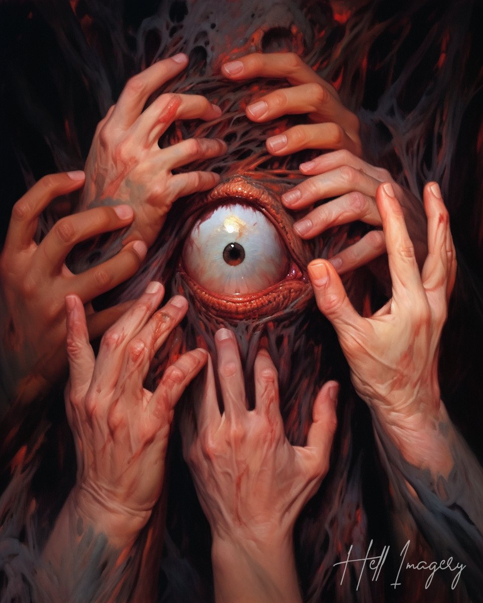 HellImagery's tweet photo. "Paranoia"
#dark #darkart #horror #horrorart #horrorartist #horrormovies #bodyhorror #bodyhorrorart https://t.co/1ipUEBRYTa