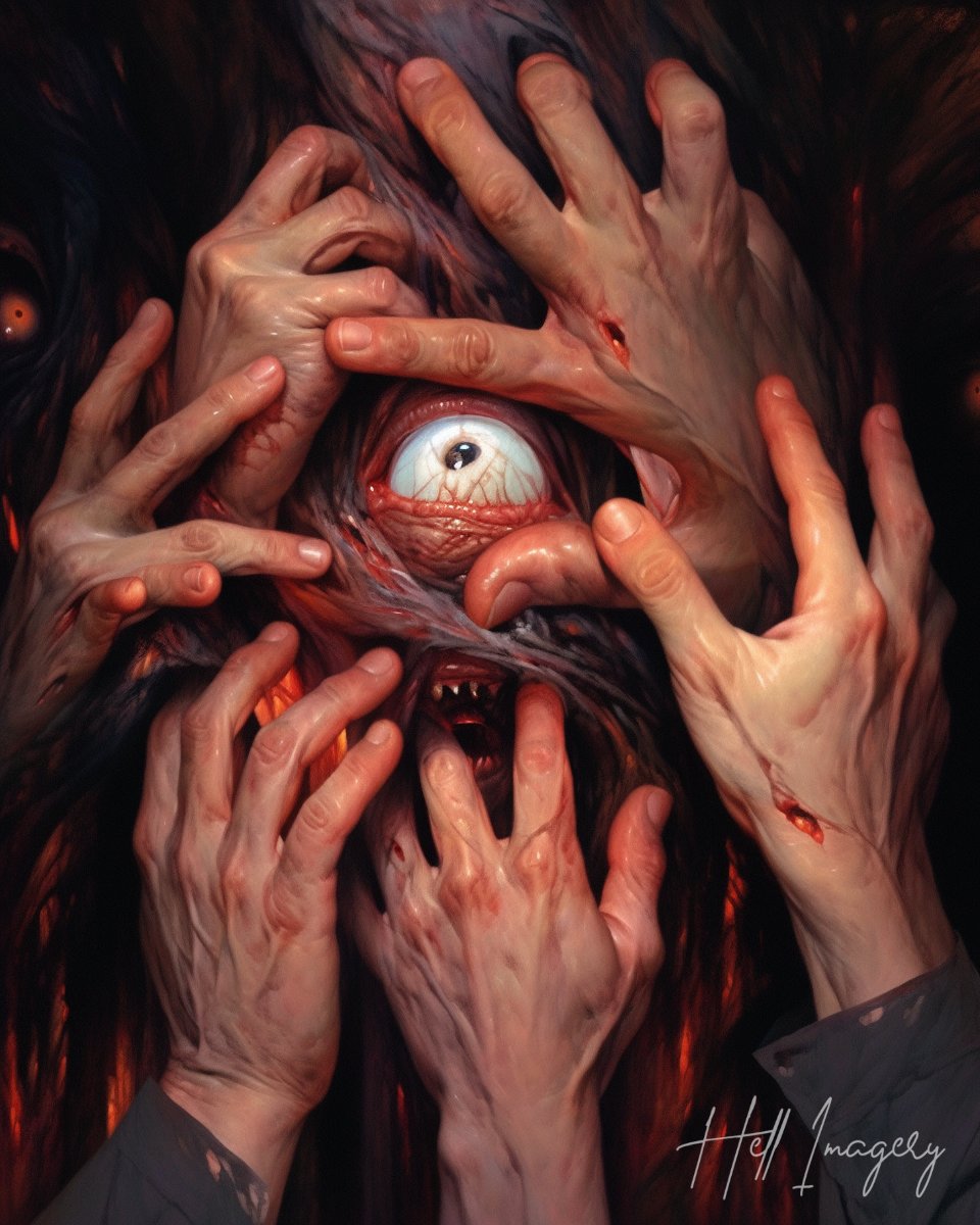 HellImagery's tweet photo. "Paranoia"
#dark #darkart #horror #horrorart #horrorartist #horrormovies #bodyhorror #bodyhorrorart https://t.co/1ipUEBRYTa