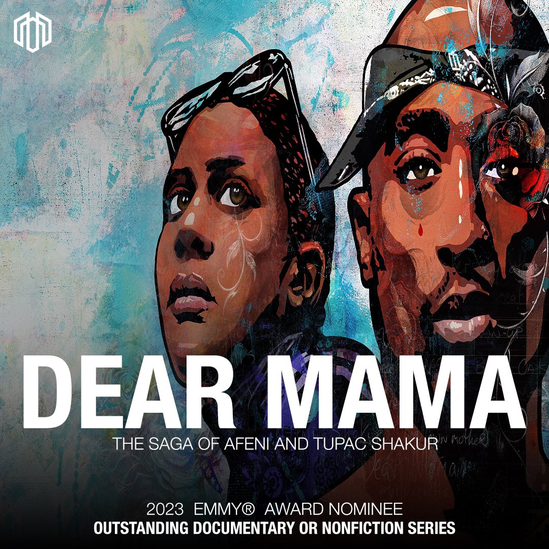 WE DID IT, FAM! 🙌🏾 Congratulations to @Hughes2Society & the crew who worked on @dearmamafx! ‘Dear Mama: The Saga of Afeni and Tupac Shakur’ is officially Emmy® nominated for Best Outstanding Documentary or Nonfiction Series. #stayMACRO