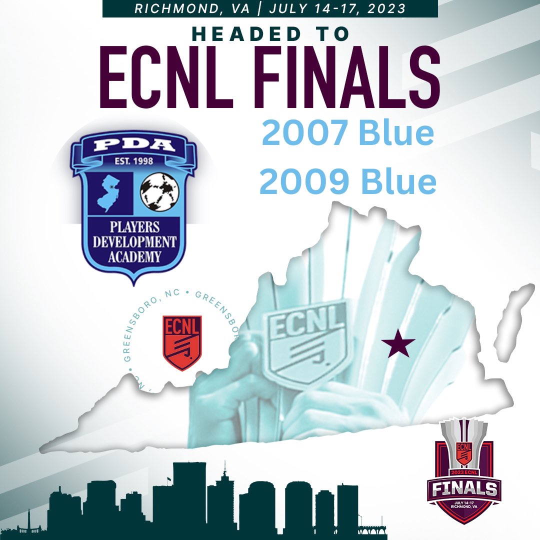 Good luck to our two teams heading to the @ecnlgirls finals ‼️‼️

Let’s go‼️‼️‼️
