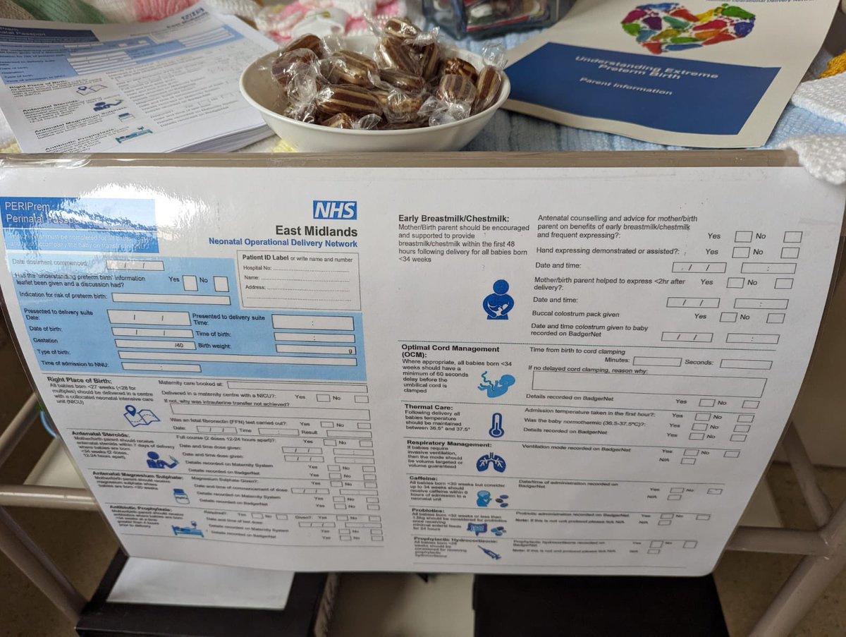 Here’s to the launch of the periprem perinatal passport at #ngh this week! Thank you Ola, Emma, Geetha and team, in strong collaboration with our neonatal services to ensure our premature babies get the best possible start in life! 
@peri_prem 
@NGHnhstrust