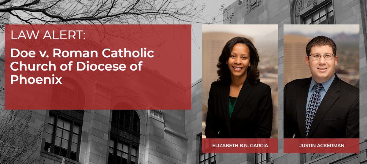 JSHfirm's tweet photo. LAW ALERT:  Doe v. Roman Catholic Church of Diocese of Phoenix
https://t.co/IXFotqGKfE https://t.co/FwqSIIjz8W