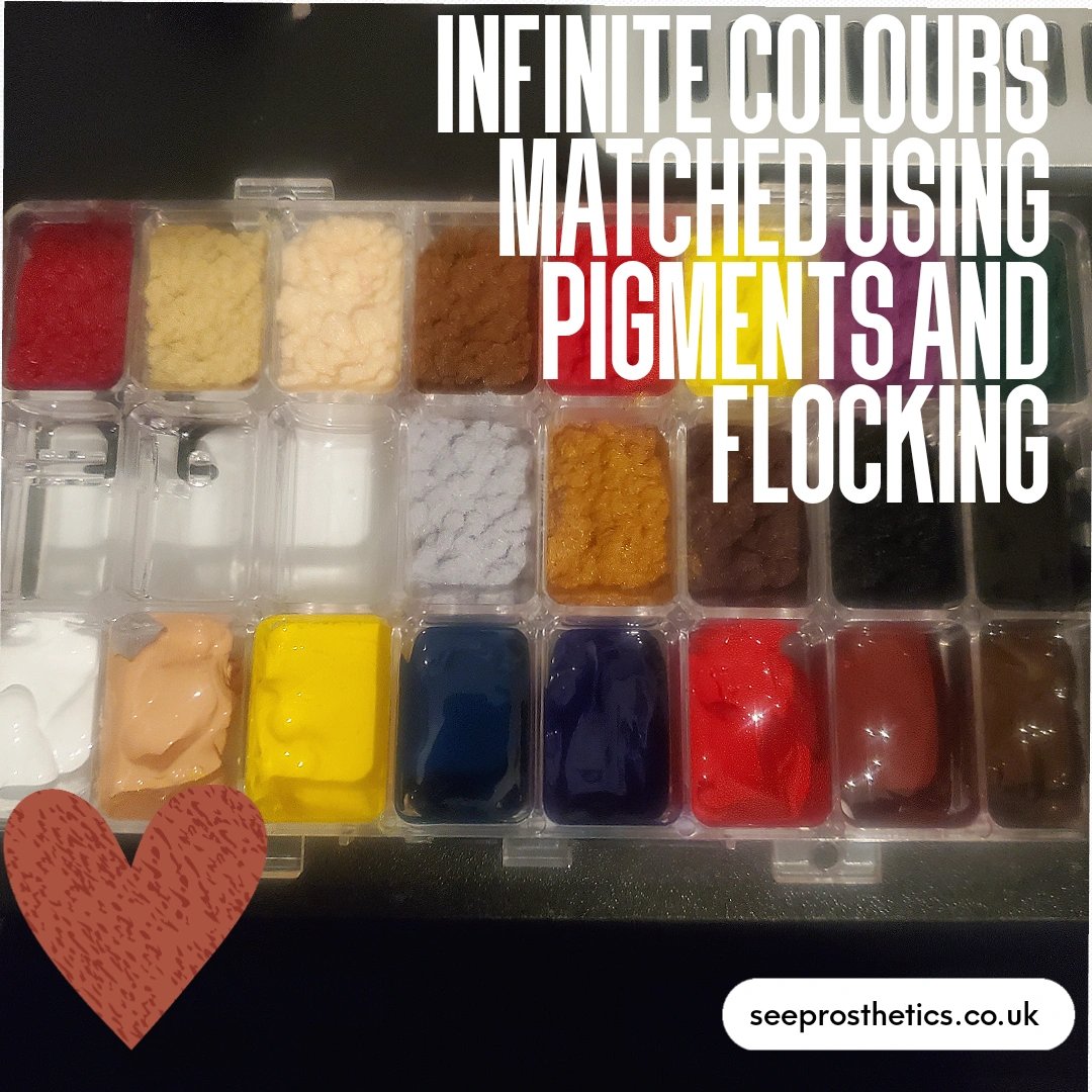 SEEprosthetics's tweet photo. Just restocked my silicone pigment/flocking box. So satisfying! Follow link below to see our full range of silicone prosthetic services!

https://t.co/AFok6MhmaV

#anaplastology #prosthetics #prosthesis #prosthetic #prostheses #silicone #digitalhealthcare #reconstruction https://t.co/qr9ydxEY0Y