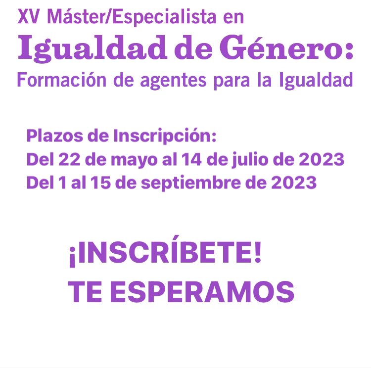 MIgualdadUCLM's tweet photo. https://t.co/MzkMNjTnkl
@MIgualdadUCLM
@Udelaruy
@UnicoopCancun
@cooperativasubte #mujeres #igualdad #mastergenero #masterdegenero #formacion #universidad https://t.co/ILGNrOAaNn