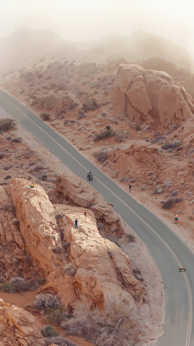 An interesting motorcycle ride..

#generativefill #valleyoffire #PopCulture