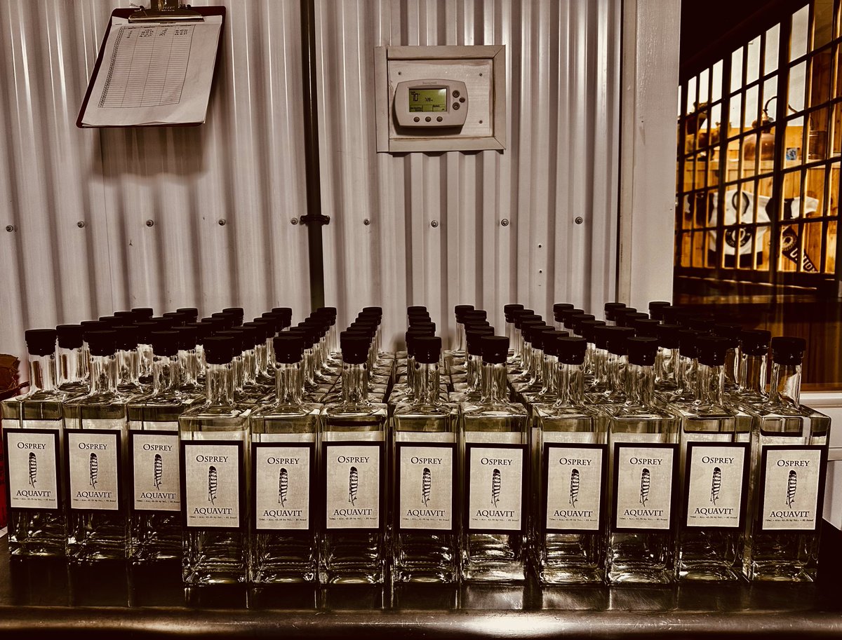 Got #aquavit ?  We do!  #craftdistillery #schenectady #adirondacks